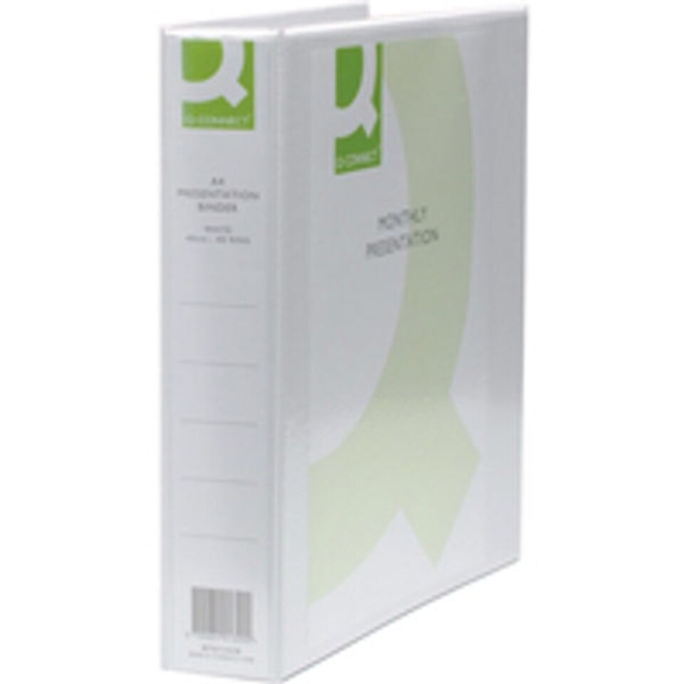 image 1 of Pack of 6 A4 White 40mm Presentation 4D-Ring Binders