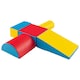 image 1 of COSTWAY 5 Pieces Kids Climb and Crawl Foam Play Set Educational Software