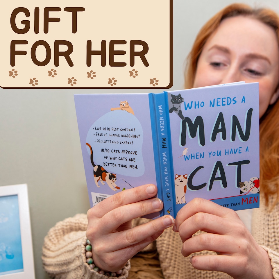 image 1 of Who Needs A Man When You Have A Cat Gift Book