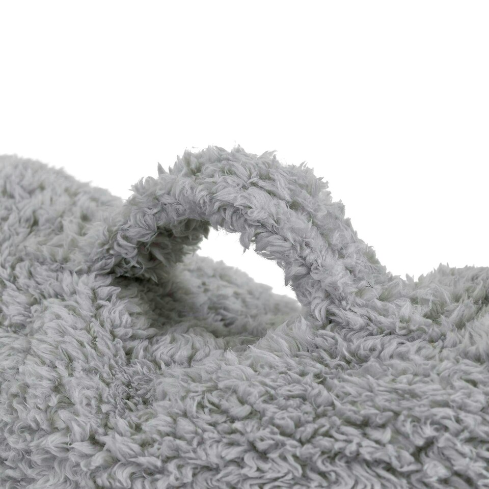 image 1 of icon Teddy Bear Cuddle Cushion Grey Reading Support Pillow Grey | One Size