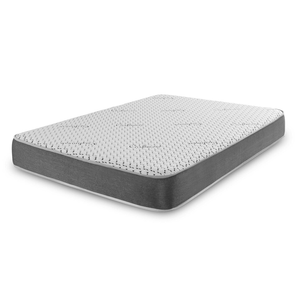 image 1 of Superior Cashmere All Foam Mattress - Plush Memory Foam Comfort | Grey | European Double