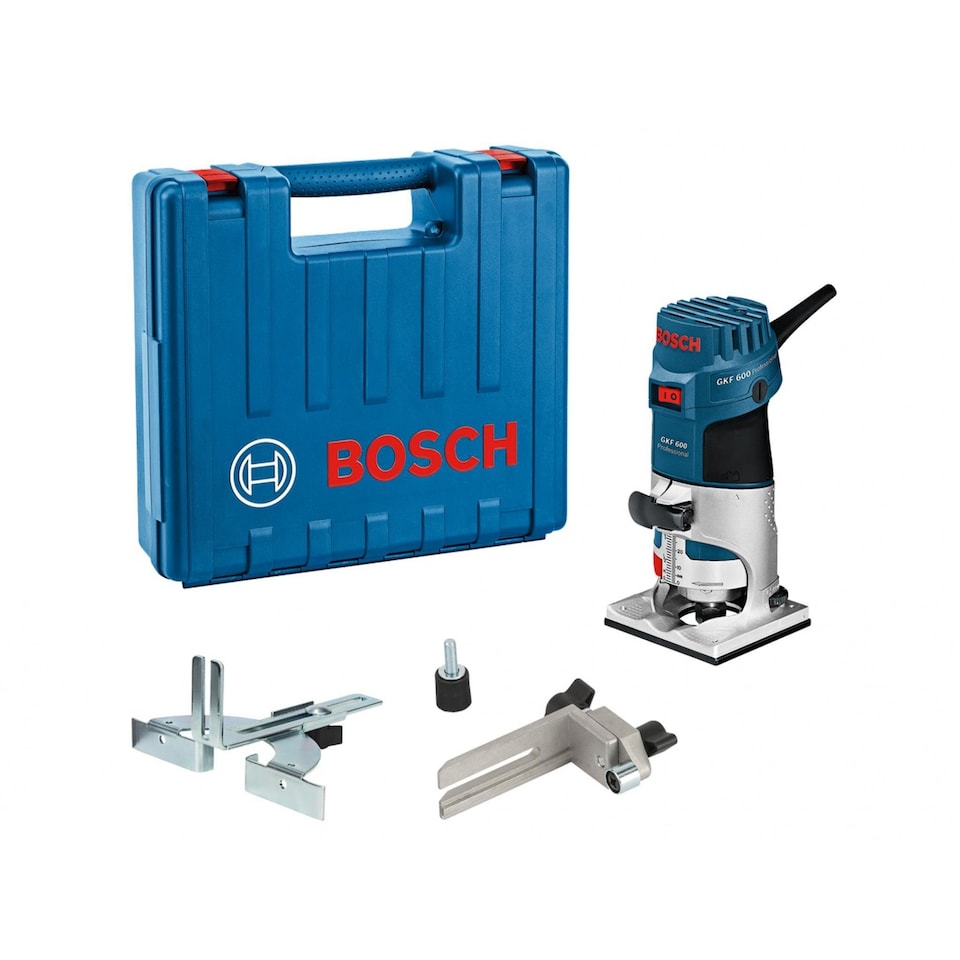 image 1 of Bosch Gkf 600 Professional Palm Router 600w 240v (UK Plug) | Multi | Multi Colour | 1