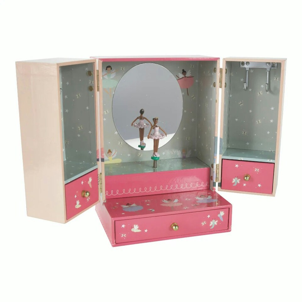 image 1 of Floss & Rock Childrens Enchanted Wardrobe Musical Jewellery Box
