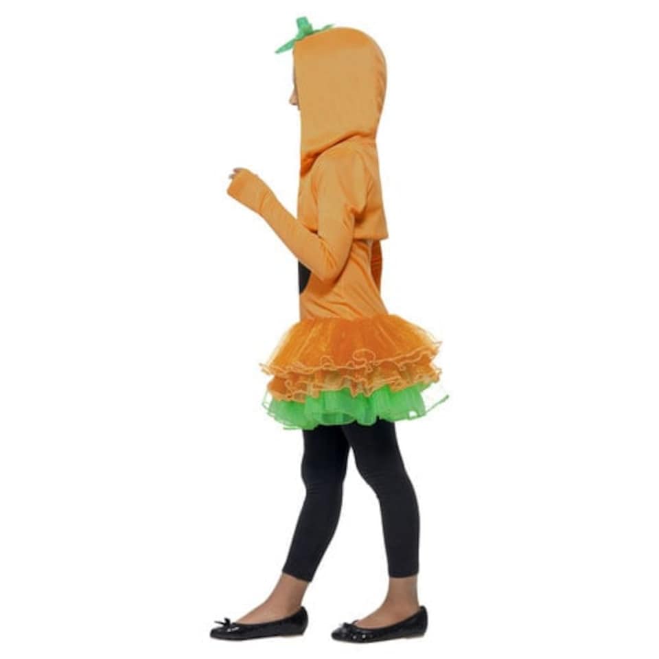image 1 of Pumpkin Tutu Dress Girls Fancy Dress Costume Kids Medium - Age 7-9