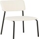 image 3 of Set of 4 Sheldon Velvet Chairs Cream | Ivory Boucle