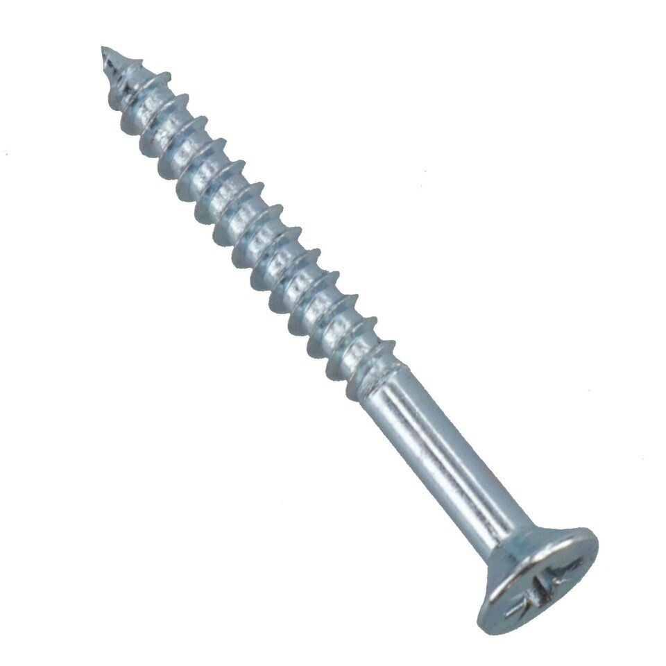 image 1 of 4mm x 38mm PZ2 Drive Countersunk Wood Chipboard Screws Fasteners 14pc