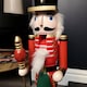 image 8 of 50cm Red Countdown Wooden Christmas Nutcracker Decoration