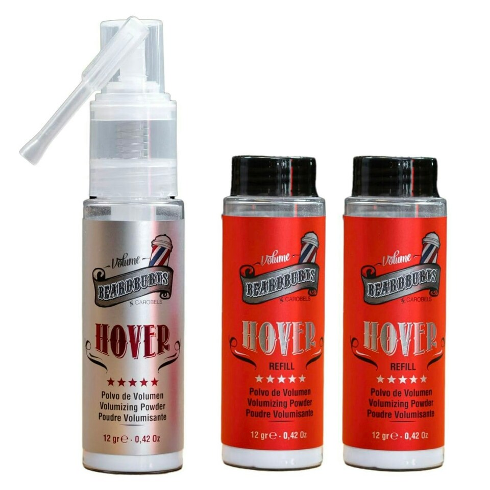 image 1 of Beardburys Hover Volumising Powder and Refills GIFT SET