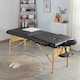 image 2 of Yaheetech Height Adjustable Massage Table with Face Cradle Blak