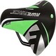 image 4 of AWE Unisex-Youth Junior MTB Green/Black/Silver Bike Seat/Saddle With Steel Rails