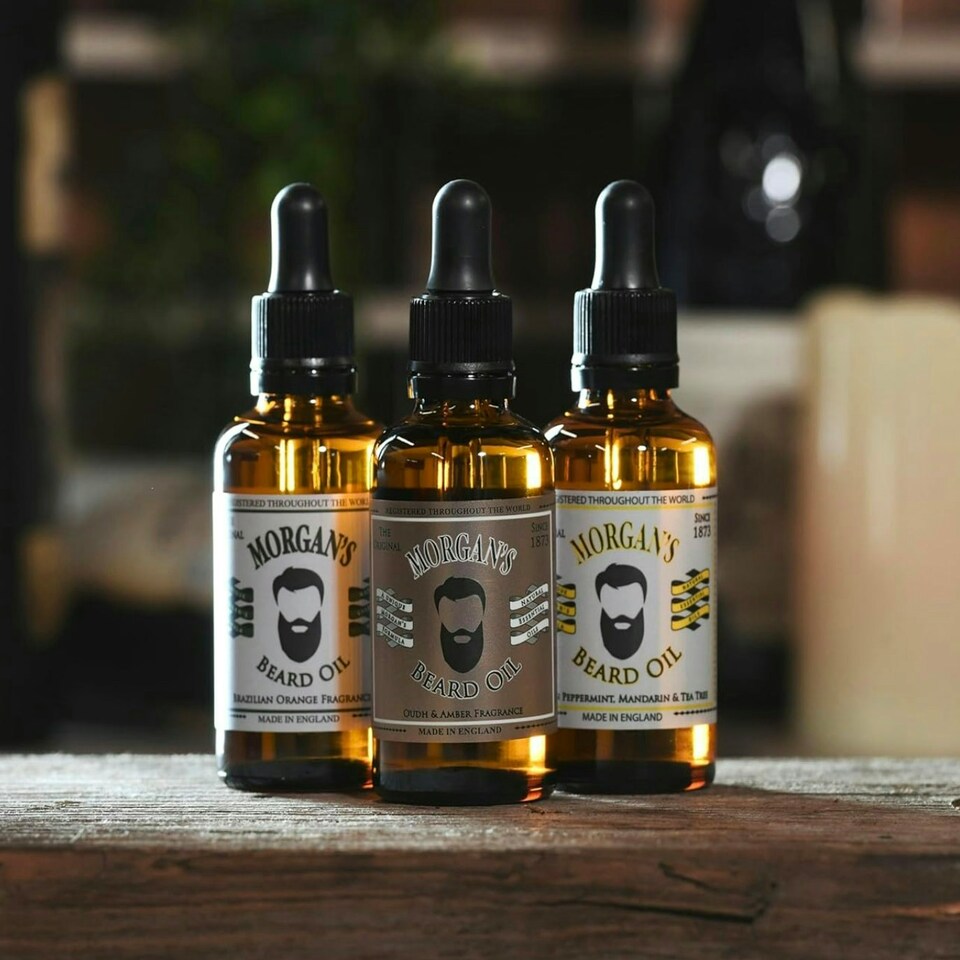 image 1 of Morgan’s Pomade Oudh & Amber Beard Oil 30ml