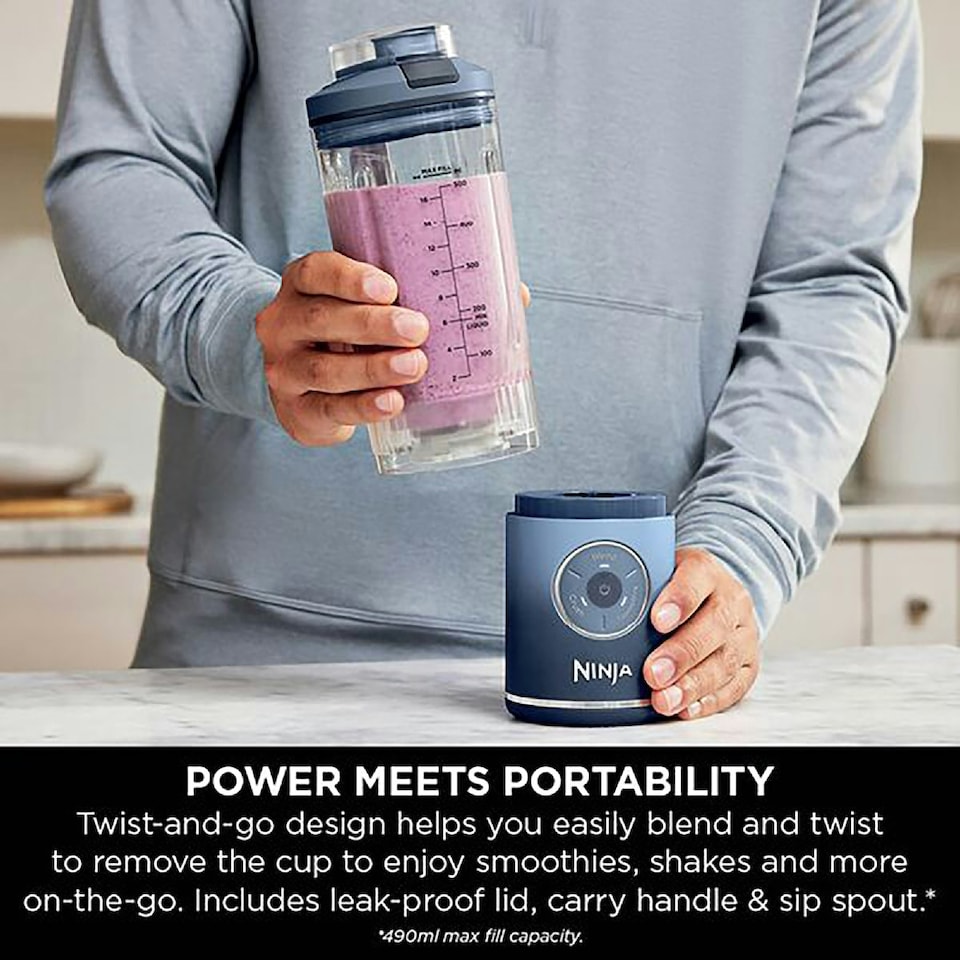 image 1 of Ninja Blast Max Portable Blender in Navy BC251UKNV Blue