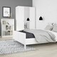 image 2 of 4 You Medium Wide Bookcase In Pearl White