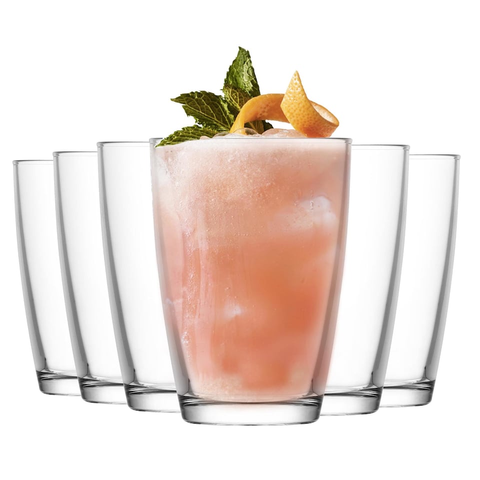 image 1 of LAV Vega Highball Glasses - 415ml - Clear - Pack of 6