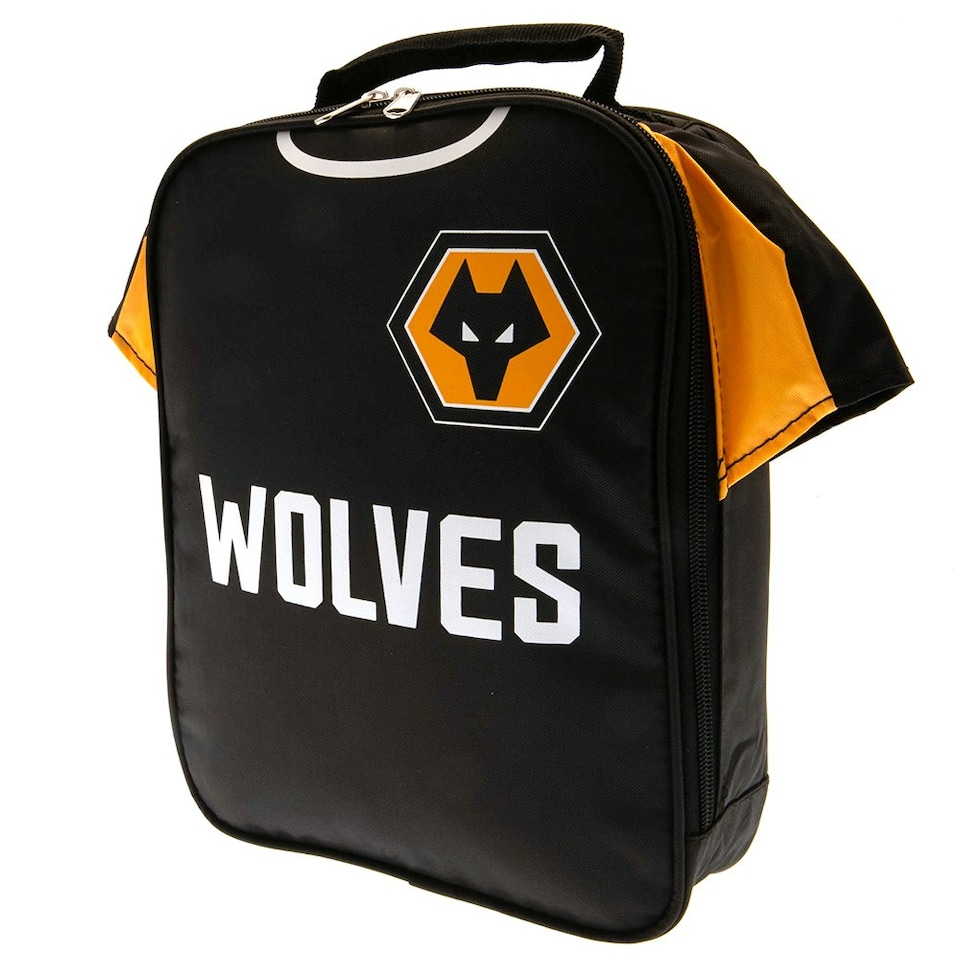 image 1 of Wolverhampton Wanderers FC Kit Lunch Bag - Black/Gold - One Size