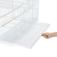 image 6 of Yaheetech 118.5 cm Flight Cage with Rolling Stand and Slide-out Tray White