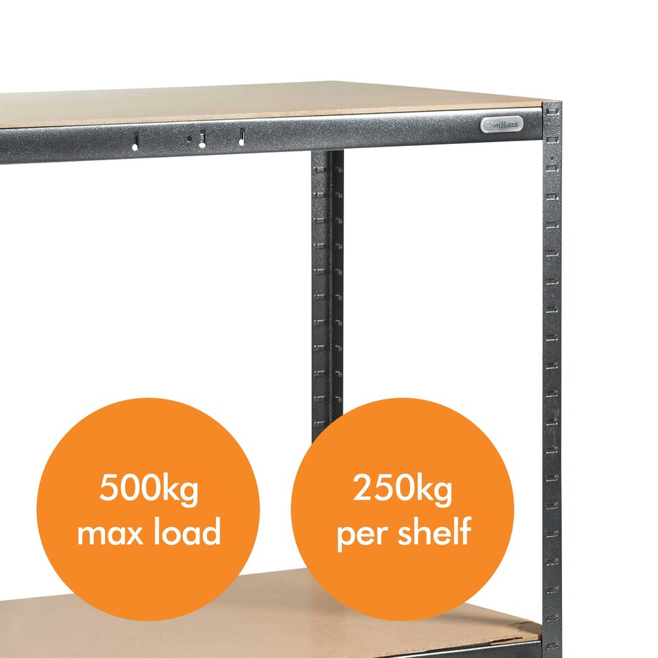 image 1 of VonHaus Heavy Duty Garage Workbench with 500kg Capacity