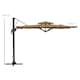 image 5 of Outsunny 3(m)Garden Parasol Patio Umbrella with Mechanism Dual Top Khaki