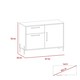 image 6 of Harvard, Small Sideboard With 2 Doors & 1 Drawer Brown