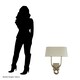 image 4 of Interiors by Premier Wall Light with Cross Base Silver