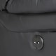image 5 of Chester Electric Bonded Leather Automatic Recliner Heat & Massage Chair (Black)