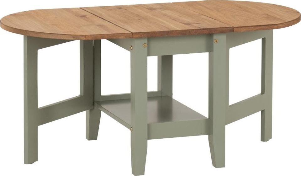 image 1 of Santos Drop Leaf Extending Coffee Table Green