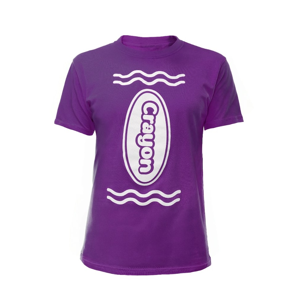 image 1 of Purple Crayon T-Shirt Purple | S