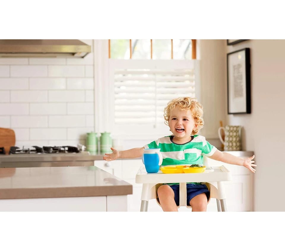 image 1 of Munchkin Baby Feeding Dishes Food Weaning Lil Apple Plates 3Pk
