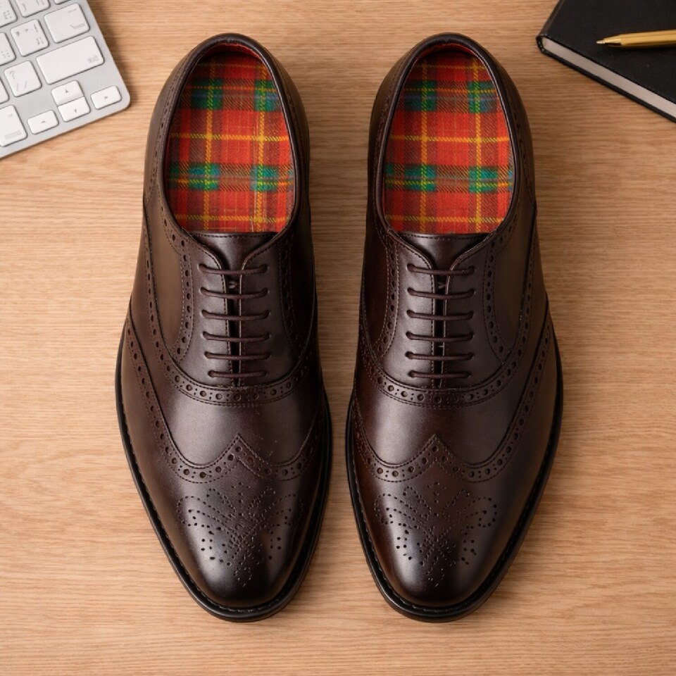 image 1 of BIRCH Mens Tartan Foam Insoles - Cushioning Shoe Inserts