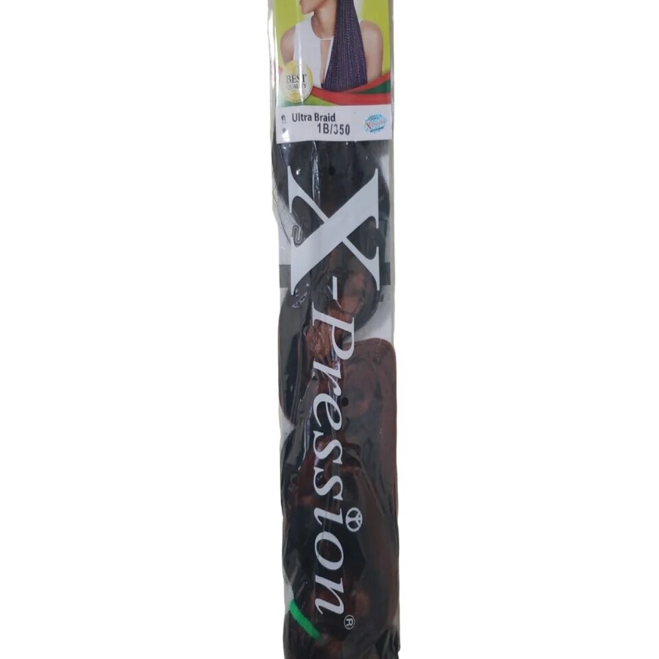 image 1 of X Pression Syn Ultra Braid X-PRESSION Ultra Hair Braid (Braiding) Extension (Choice of Colours) Multi | 1B/33 | One Size