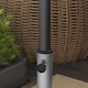 image 7 of Outsunny 28kg Heavy Duty Granite Parasol Base with Wheels, Retractable Handle | Grey | Grey