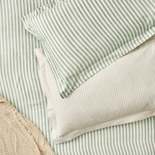 Yard Hebden Striped 100% Cotton Pillowcase Pair