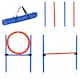 image 1 of PawHut Pet Agility Set Training Dogs Outward Outdoor Play Hurdle Jump Hoop Pole