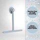 image 2 of Showerdrape Rocco Grey Bathroom Shower Squeegee | Grey | 1