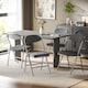 image 2 of HOMCOM Folding Chairs Set of 4 with Cushioned Seat, Steel Frame