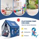 image 6 of COSTWAY Kids Play House Children Indoor Playhouse Castle Fairy Tent