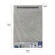 image 5 of JVL Argyle Rectangular Foldable Paper Lidded Storage - Light Grey Grey