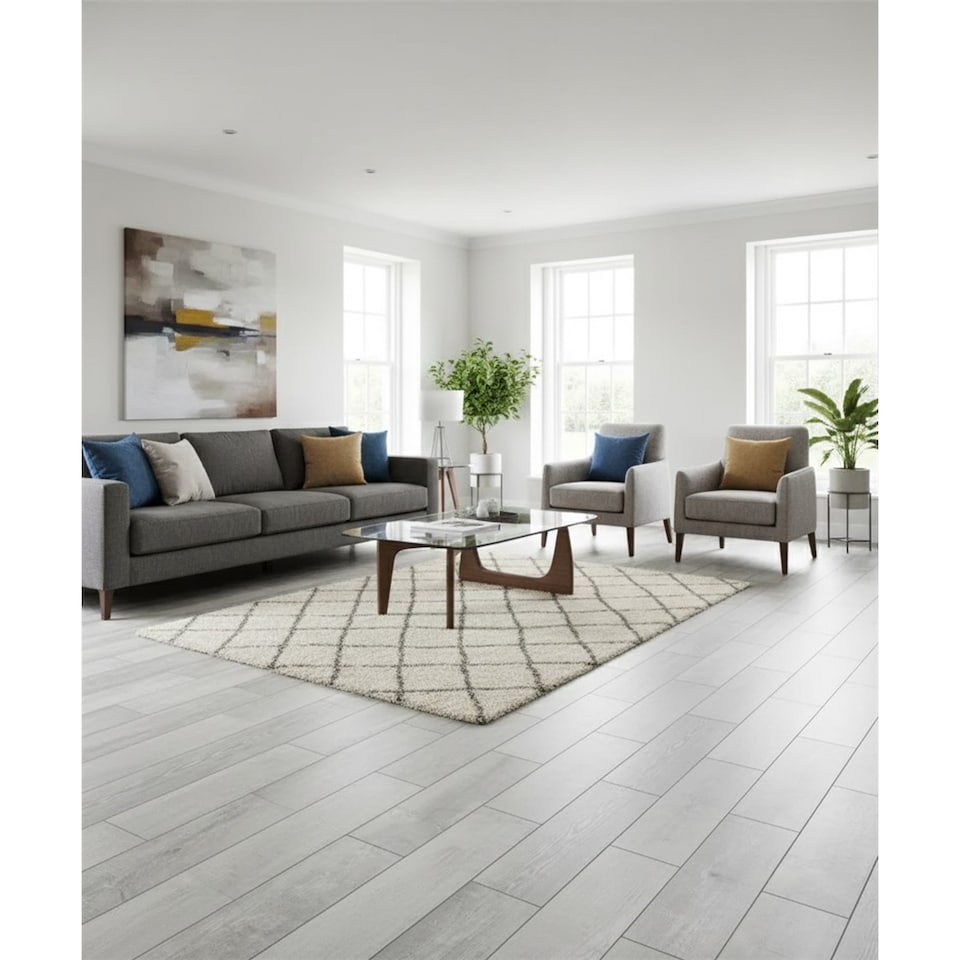 image 1 of Premium Walnut Matt Porcelain Wood Effect Floor Tile (135 Pack - 15 Box - 18.3m2 Coverage) - Bathroom - Inspired by Latin America