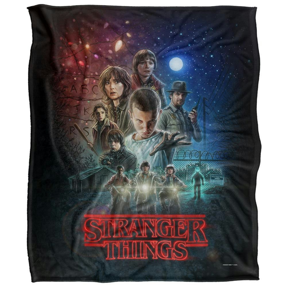 ストレンジャー・シングス ブランケットポスター付き