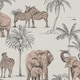 image 2 of Fresco Natural Patterned Wallpaper | Cream | Cream | 10m Length x 52cm Width