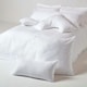 image 5 of Homescapes White Egyptian Cotton Ultrasoft King Size Oxford Pillowcase 330 TC