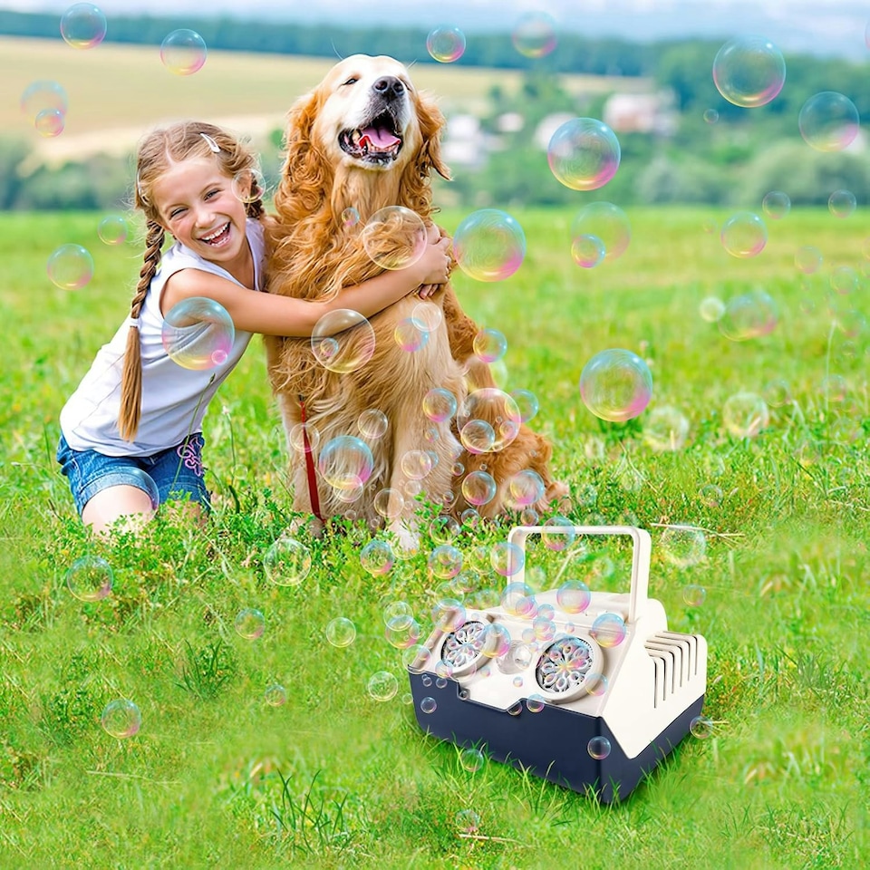 image 1 of Automatic Electric Bubble Machine for Children