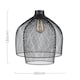 image 5 of ValueLights Sigmund Black Ceiling Pendant Shade & Bulb | Black