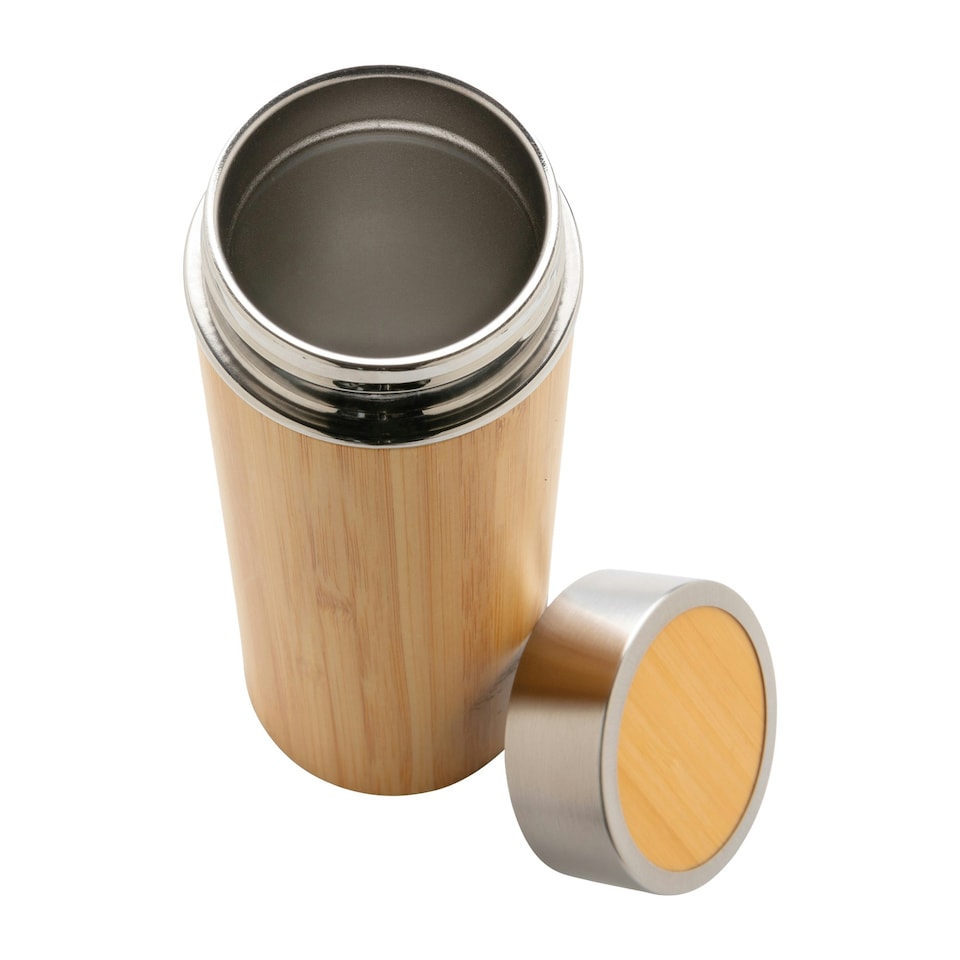 image 1 of XD Collection Bamboo 300ml Bottle - Brown - One Size | Brown | One Size