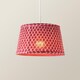 image 4 of ValueLights Malina Small Double Pink Pleated Tapered Shade & Bulb | Pink