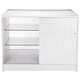 image 3 of Taurus Brilliant White Shop Counter & Retail Display Set White