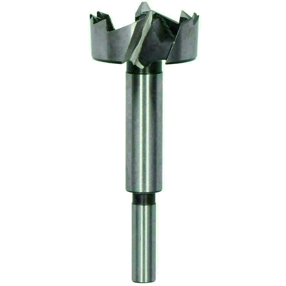 image 1 of 35mm Forstner Bit 3/8" Shank Boring Hole Cutter Flat Wood Drill Bit Woodworking