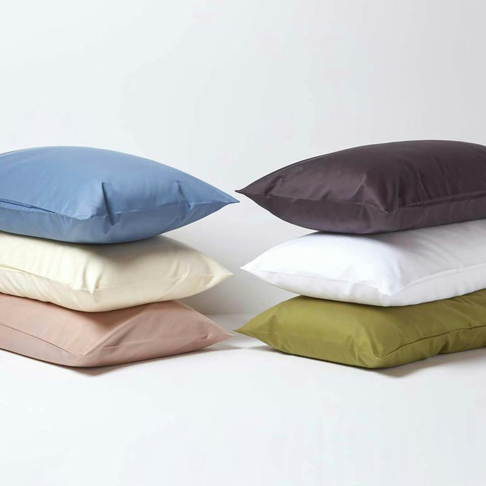 image 1 of Homescapes Air Force Blue Deep Fitted Sheet Egyptian Cotton 1000 TC, Super King | Blue | Super King