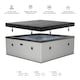 image 5 of Wave Garda 4 Person Eco Foam Hot Tub, Graphite Grey