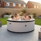 image 2 of Wave Tahoe 4 Person Eco Foam Hot Tub, Graphite Grey